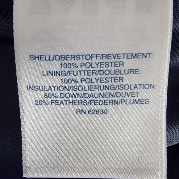 Lands End Down Puffer Vest Buffalo Plaid Red Gingham Check Sz L Gorpcore Layer - Picture 8 of 9